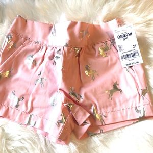 Girls Pink Oshkosh B’gosh Shorts Size 2T